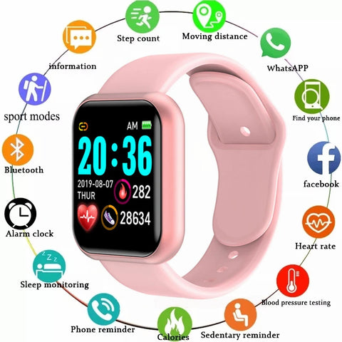 Bracelet Smart Watch Men Women Bluetooth Connected