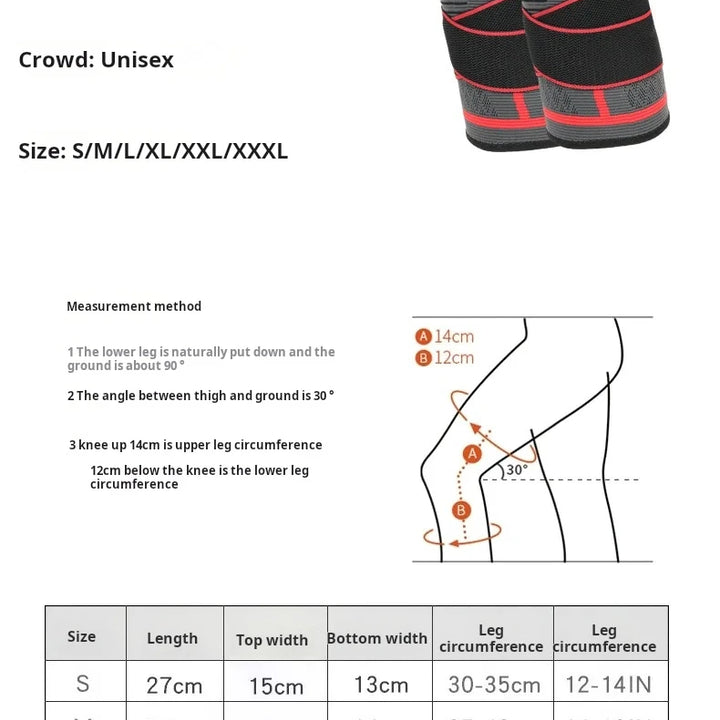 Premium Compression Knee Brace for Sports & Workout – Pain Relief & Joint Support